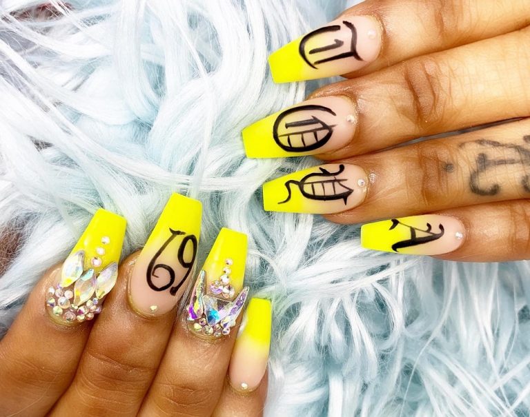 22 Neon Ombre Nail Designs That have the WOW factor