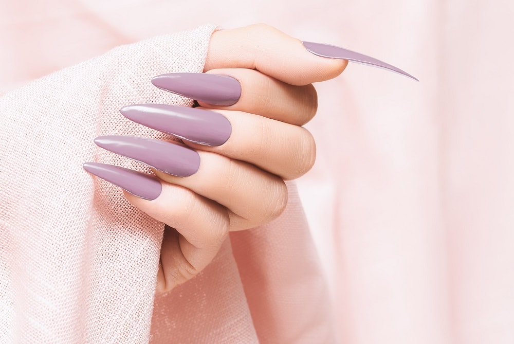 20 Purple Stiletto Nails You Should Try If You Want to Rock