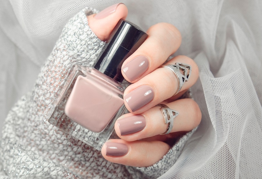 taupe color nails