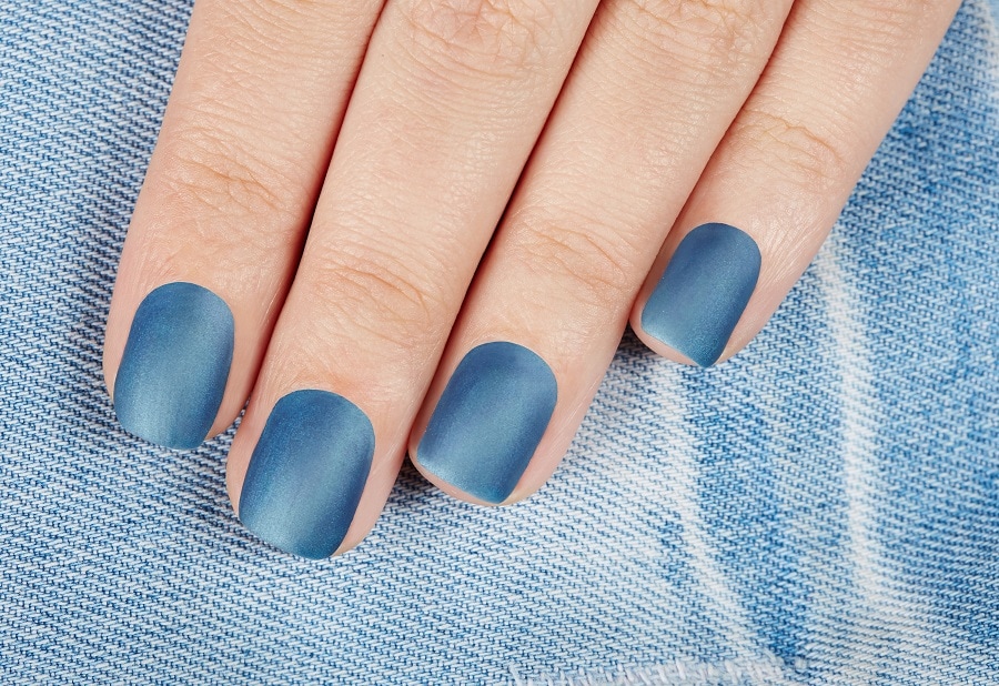 blue nail color for cool skin tones