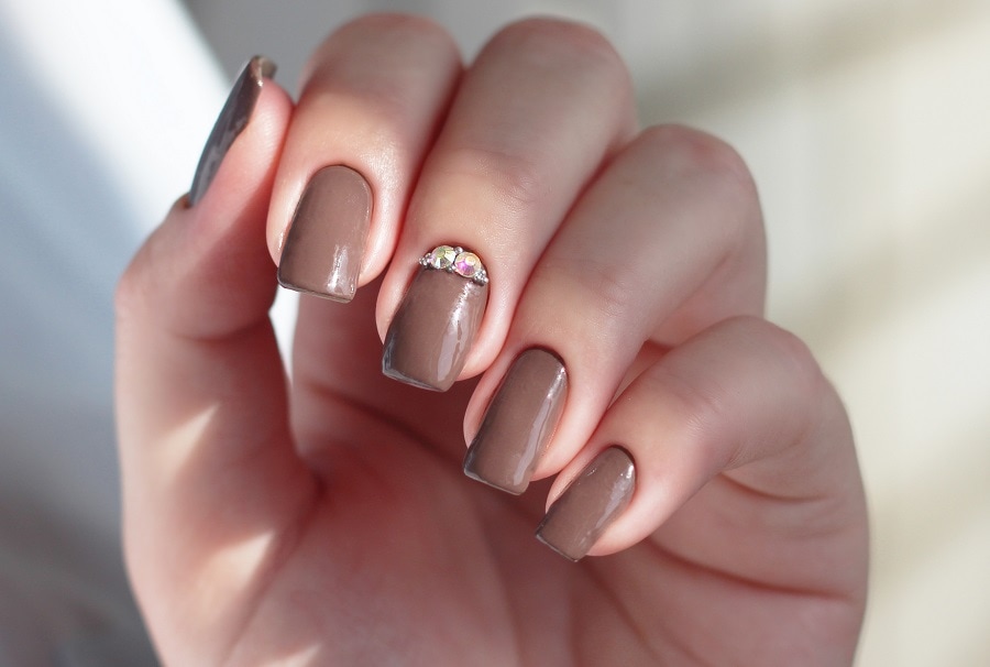brown nail polish color for light skin