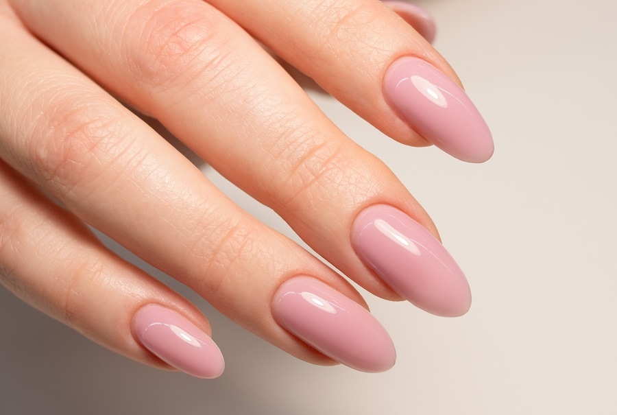 neutral long nails for light skin