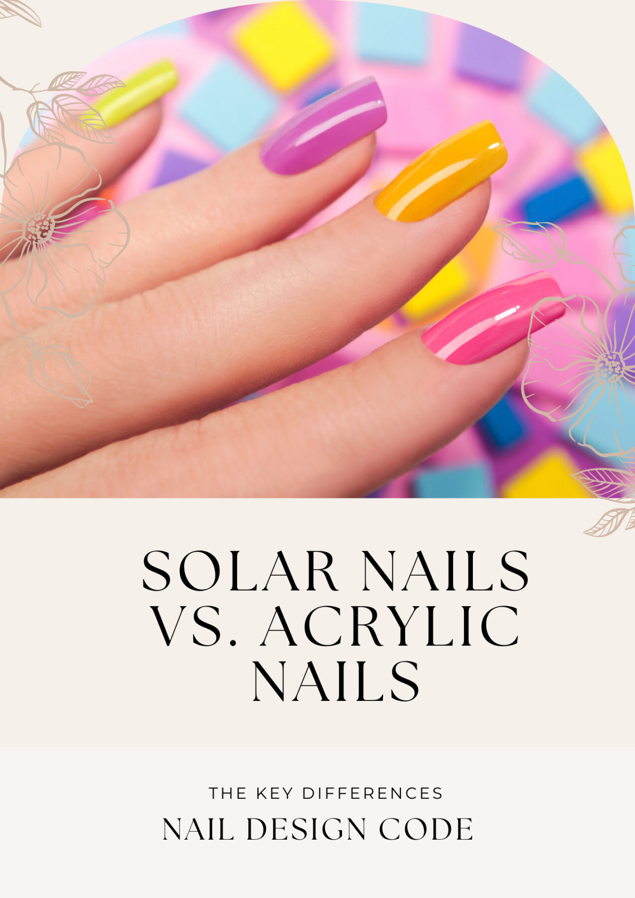 solar nails vs acrylic nails comparison